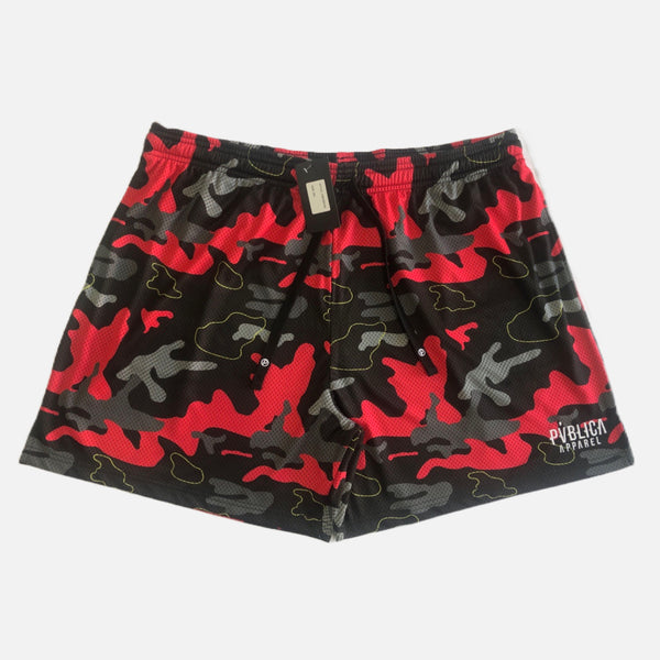 Training Shorts 'EVOLUTION' - Pink Camo