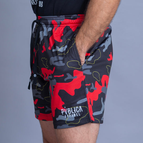 Training Shorts 'EVOLUTION' - Pink Camo