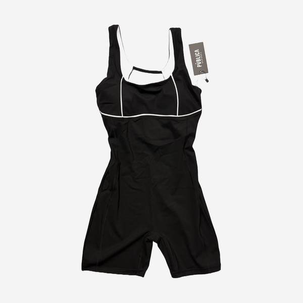BODYSUIT 'FLOW' WOMEN - BLACK & WHITE