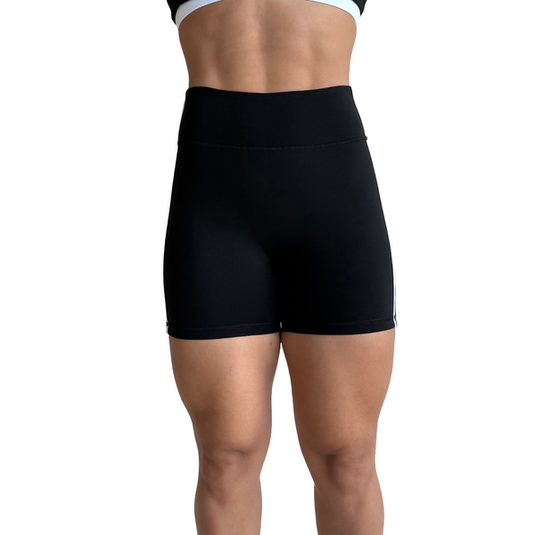 SHORTS 'FLOW' WOMEN - BLACK & WHITE