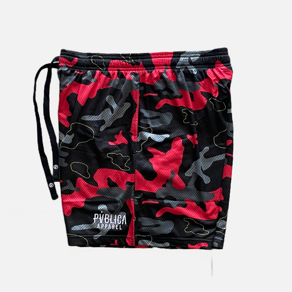 Training Shorts 'EVOLUTION' - Pink Camo