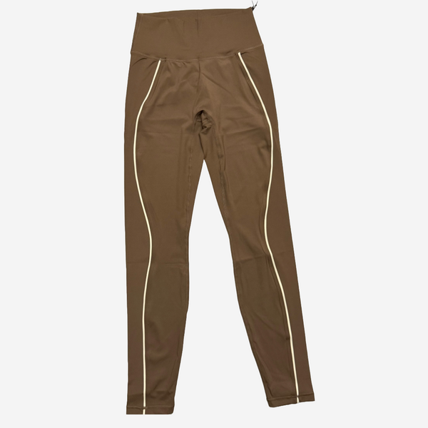 LEGGINGS 'FLOW' WOMEN - BROWN & CREAM