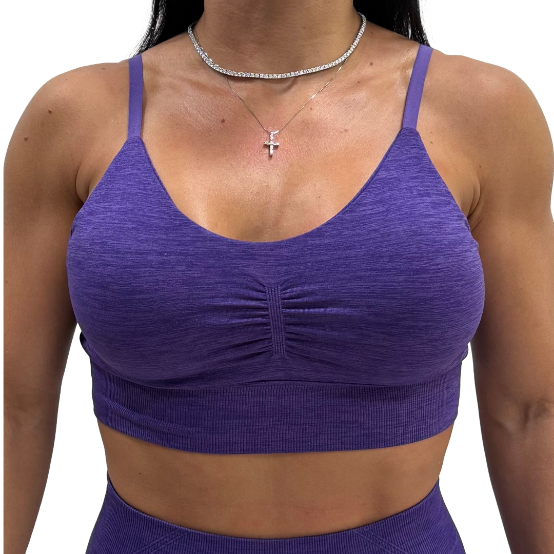SPORTS BRA 'SEAMLESS' WOMEN - PURPLE