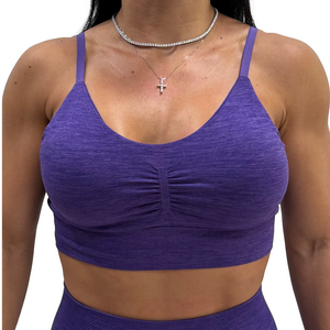 SPORTS BRA 'SEAMLESS' WOMEN - PURPLE