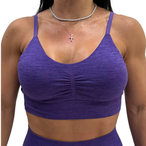 SPORTS BRA 'SEAMLESS' WOMEN - PURPLE