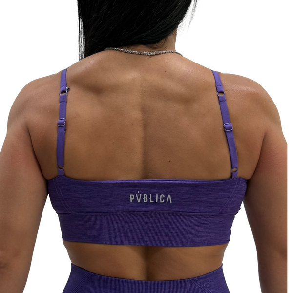 SPORTS BRA 'SEAMLESS' WOMEN - PURPLE