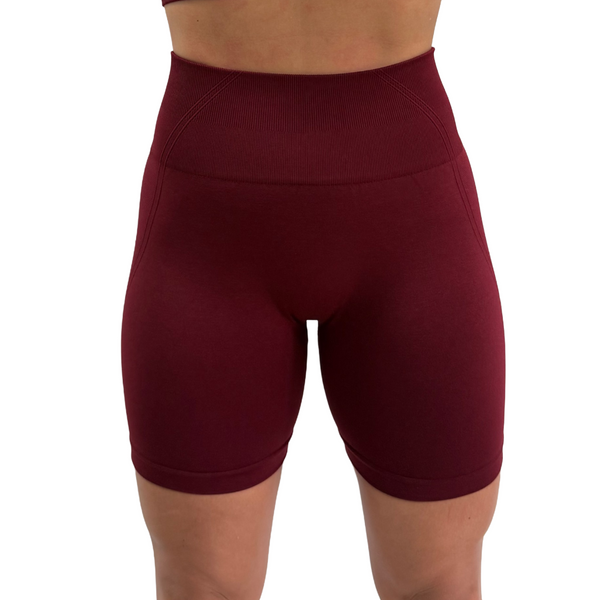 SHORTS 'SEAMLESS' WOMEN - RED WINE