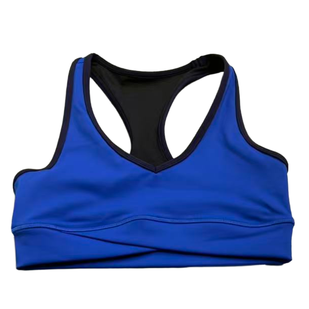 SPORTS BRA 'FLOW' WOMEN - BLUE & NAVY