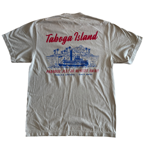 Oversized T-Shirt 'TABOGA' MEN - OATMEAL