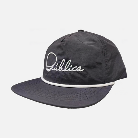 Golf Hat 'CALLIGRAPHY' UNISEX - Black