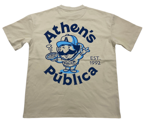 Oversized T-Shirt 'ATHENS' MEN - BEIGE