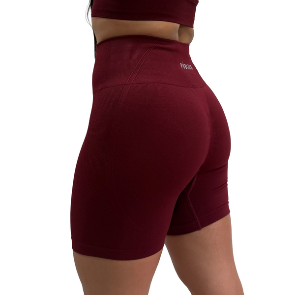 SHORTS 'SEAMLESS' WOMEN - RED WINE