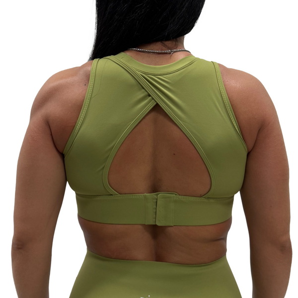 SPORTS BRA 'ESSENTIAL' WOMEN - PISTACHO