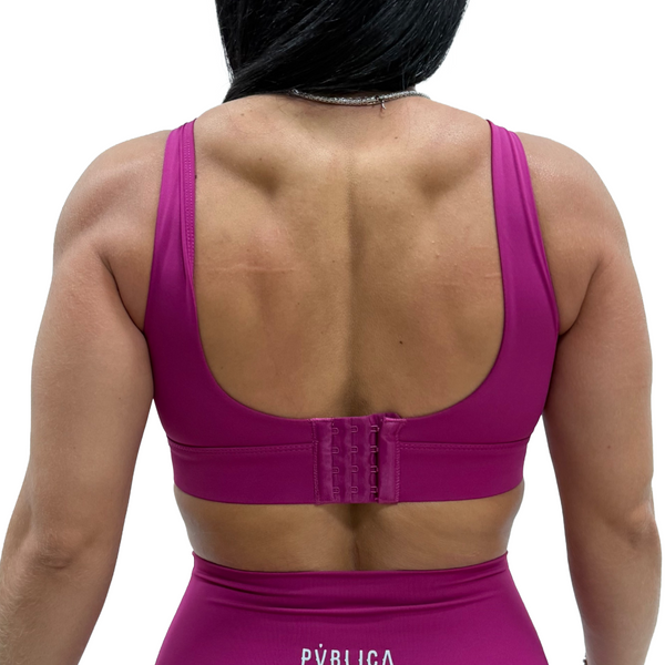 SPORTS BRA 'ESSENTIAL' WOMEN - FUCSIA