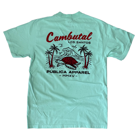 Oversized T-Shirt 'CAMBUTAL' MEN - SEAFOAM