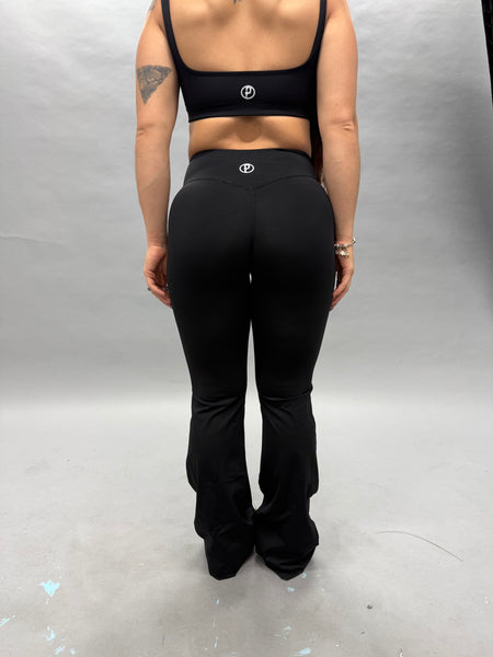 LEGGINGS 'BELL BOTTOM' WOMEN - BLACK