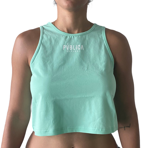 Crop Top 'ESSENTIALS' WOMEN -  MINT