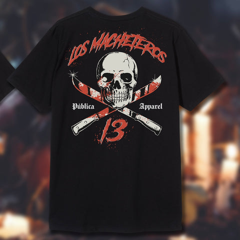 T-Shirt 'MACHETEROS' MEN - BLACK