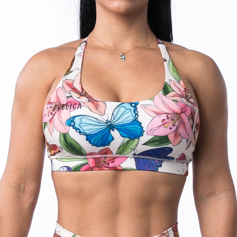 SPORTS BRA 'MOTION' WOMEN - BUTTERFLIES