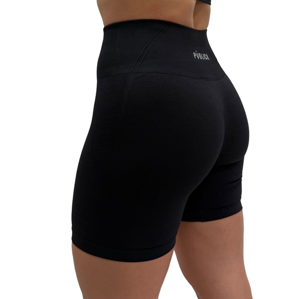 SHORTS 'SEAMLESS' WOMEN - BLACK