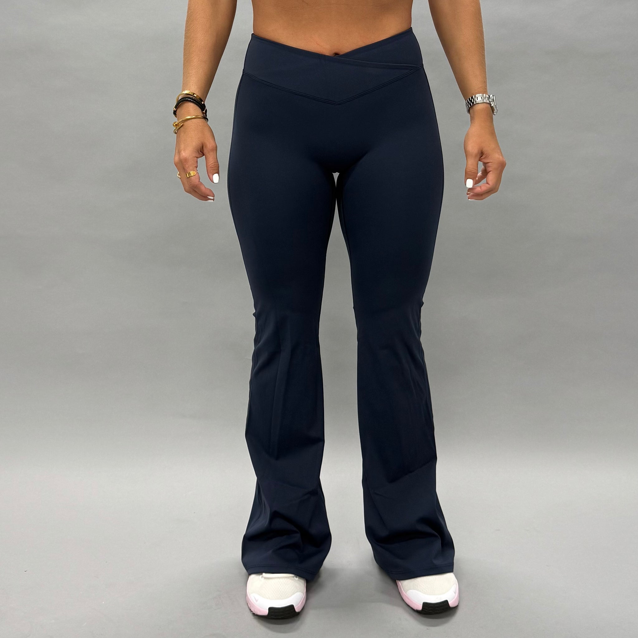 LEGGINGS 'BELL BOTTOM' WOMEN - NAVY BLUE