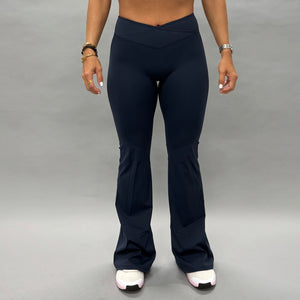 LEGGINGS 'BELL BOTTOM' WOMEN - NAVY BLUE