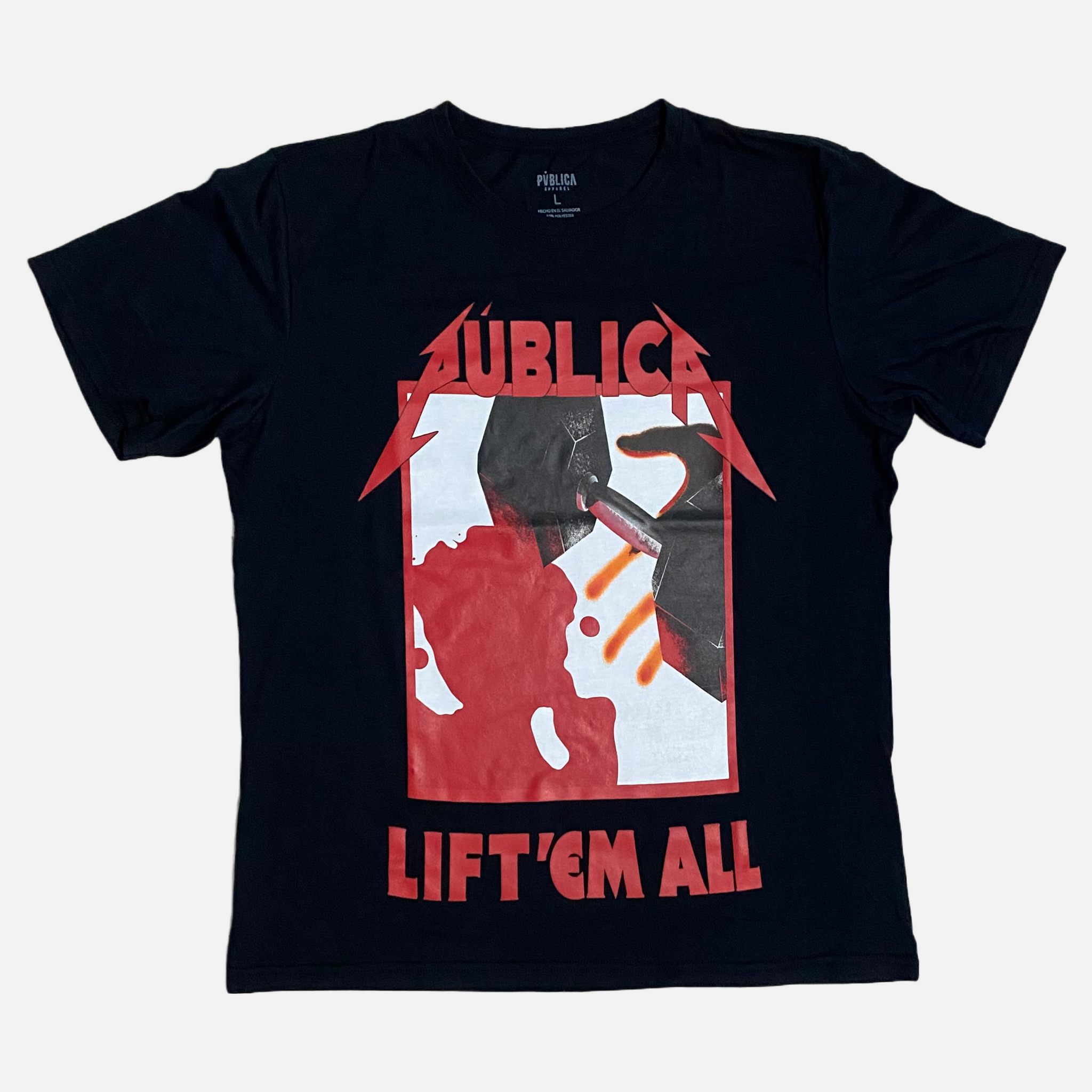 T-Shirt 'LIFT EM ALL' MEN - BLACK
