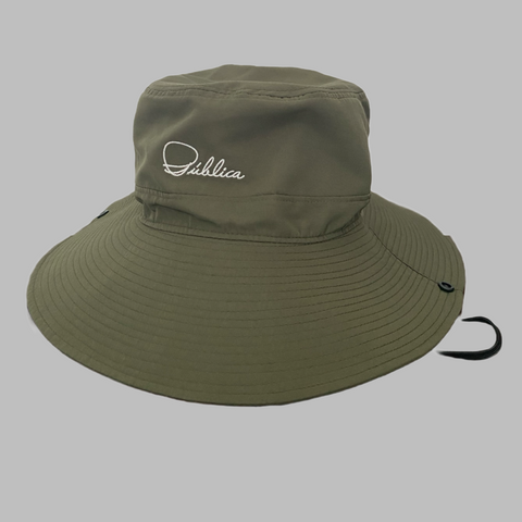 Fishing Hat 'CALLIGRAPHY' UNISEX - Olive Green