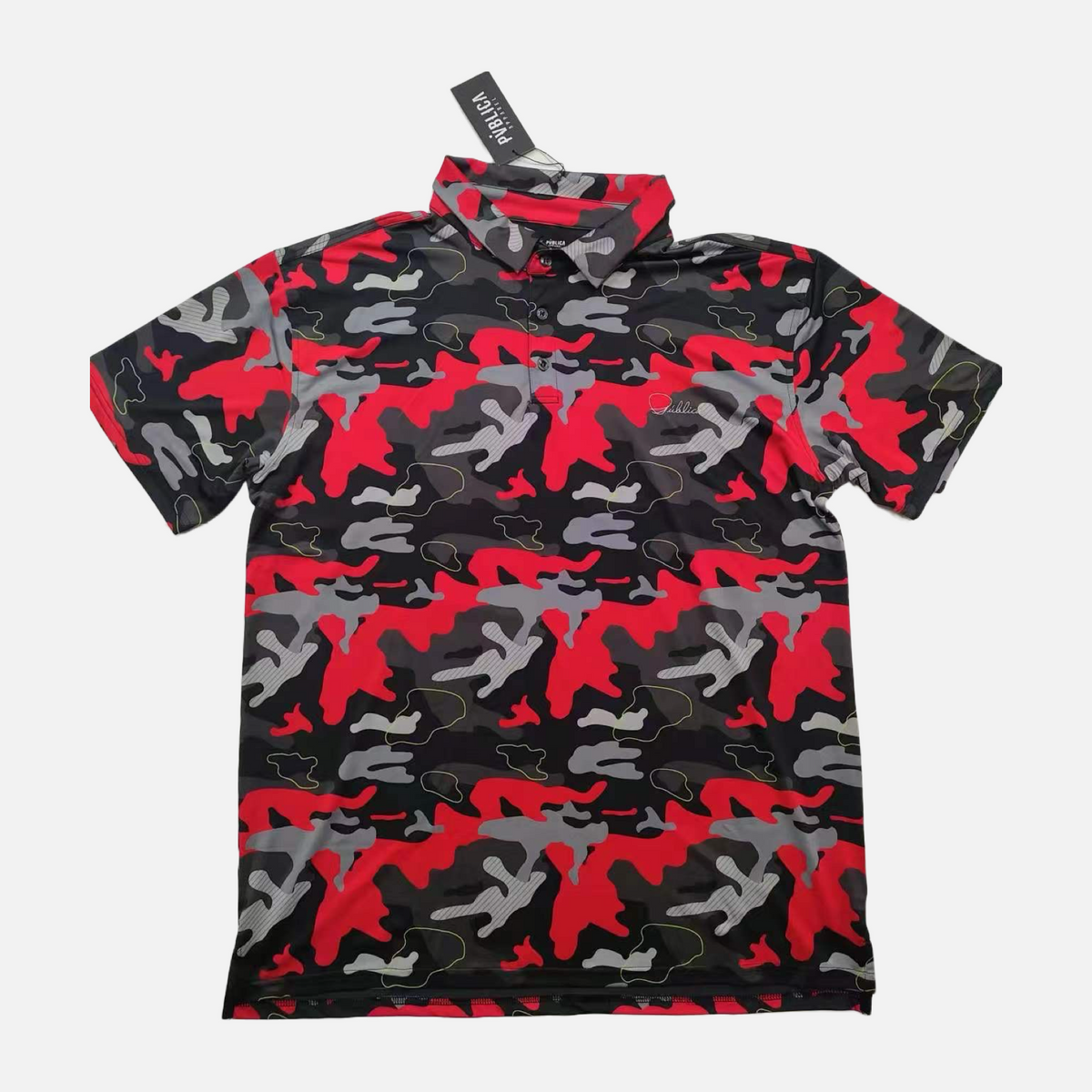 Pink 2024 camo polo