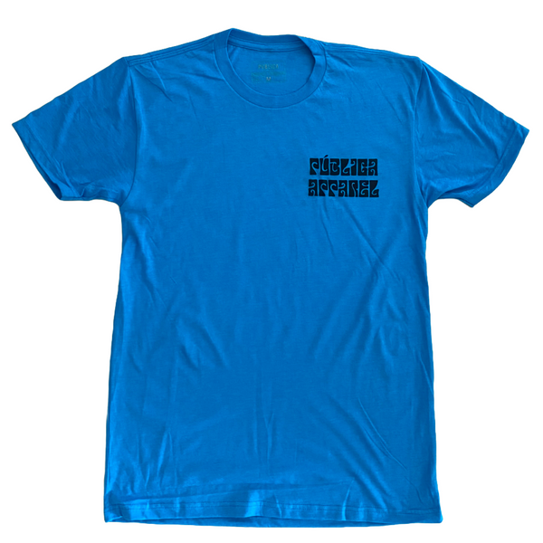 T-Shirt 'PSYCHO ACTIVE' MEN - TURQUOISE