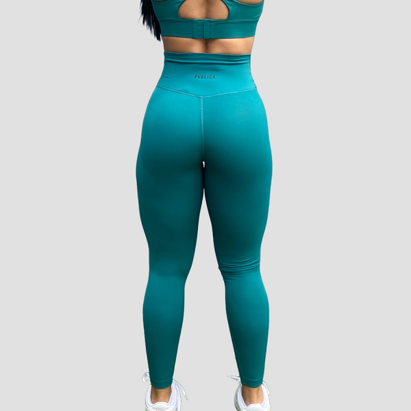 LEGGINGS 'ESSENTIALS' WOMEN - GREEN