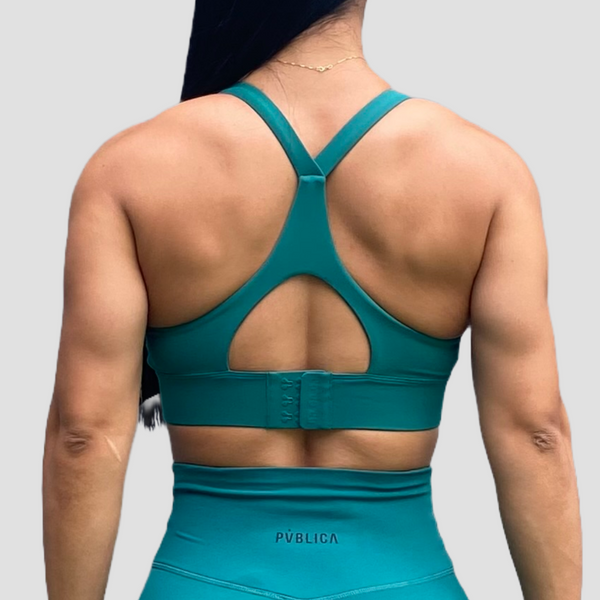 SPORTS BRA 'ESSENTIAL' WOMEN - GREEN