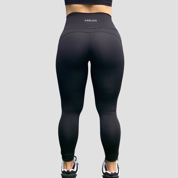 LEGGINGS 'ESSENTIALS' WOMEN - BLACK