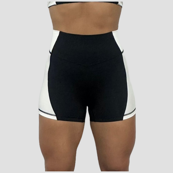 SHORTS 'MOTION' WOMEN - BLACK & WHITE