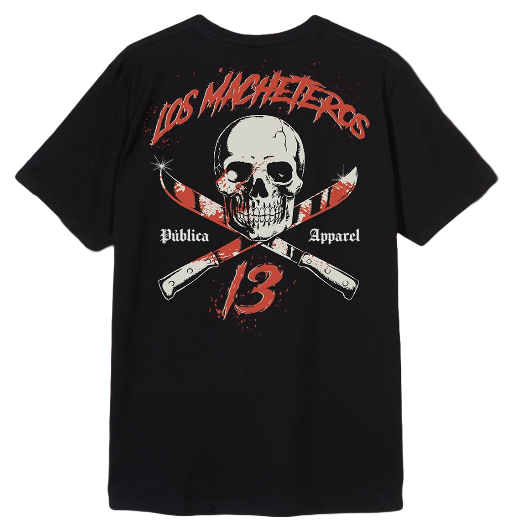 T-Shirt 'MACHETEROS' MEN - BLACK