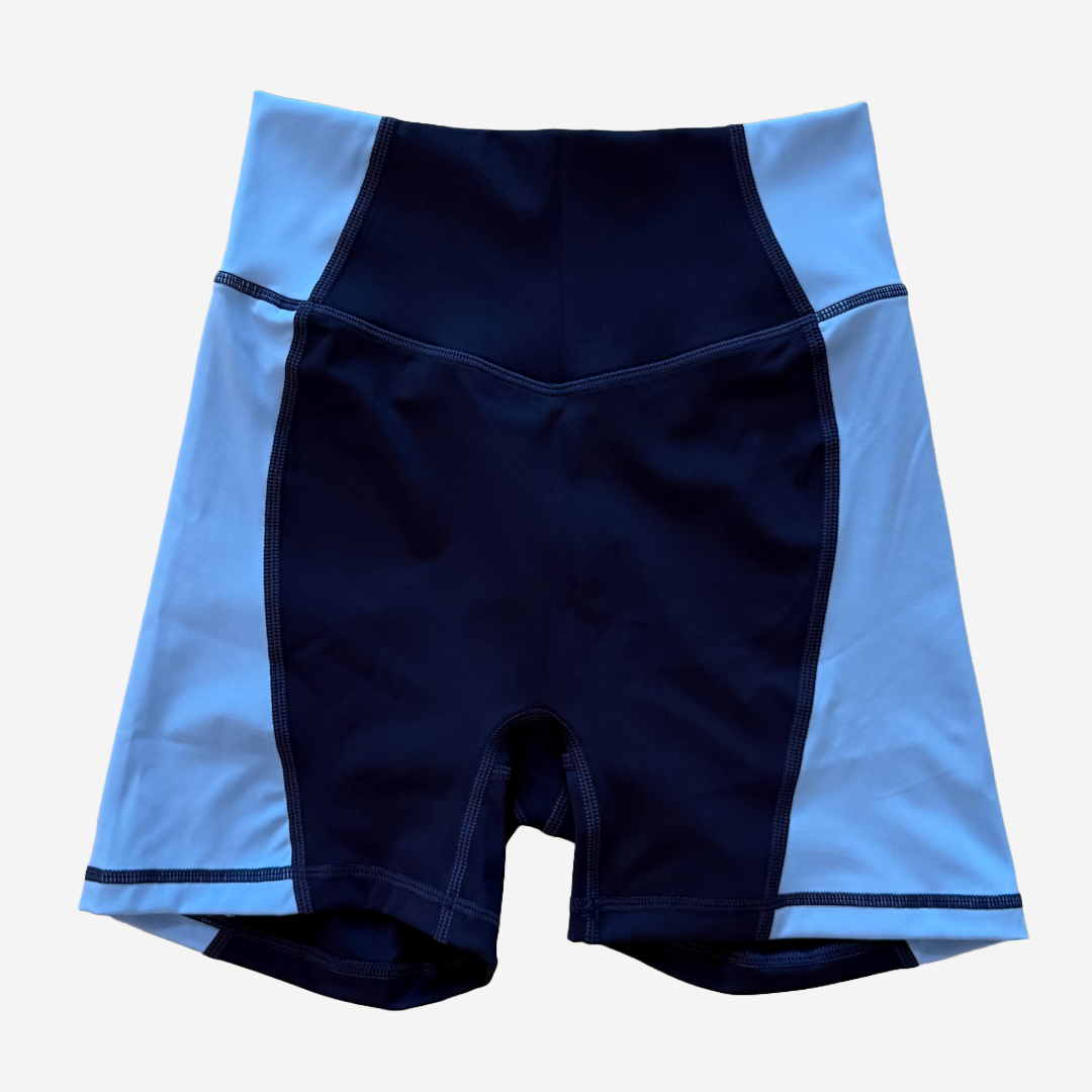 SHORTS 'MOTION' WOMEN - NAVY & BABY BLUE