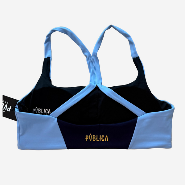 SPORTS BRA 'MOTION' WOMEN - NAVY & BABY BLUE