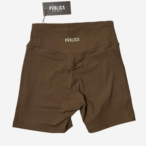 SHORTS 'FLOW' WOMEN - BROWN & CREAM