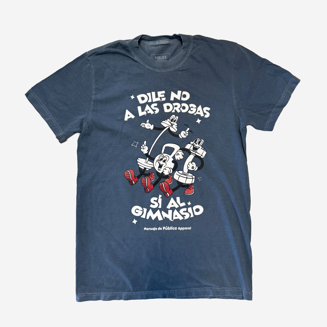 T-Shirt 'SÍ AL GYM' MEN - BLUE