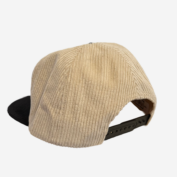 Hat 'CORDUROY' UNISEX - BEIGE / BLACK