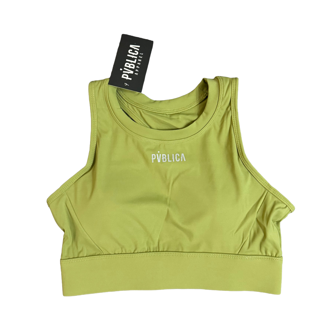 SPORTS BRA 'ESSENTIAL' WOMEN - PISTACHO