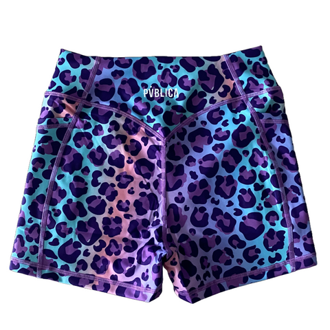 SHORTS 'MOTION' WOMEN - RAINBOW LEOPARD