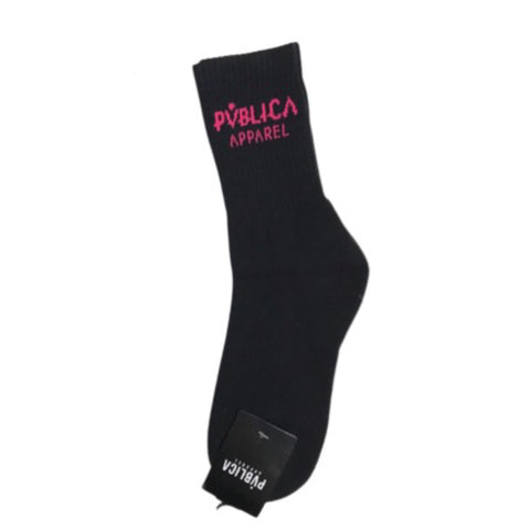 Socks '1 Pack' WOMEN - BLACK/PINK